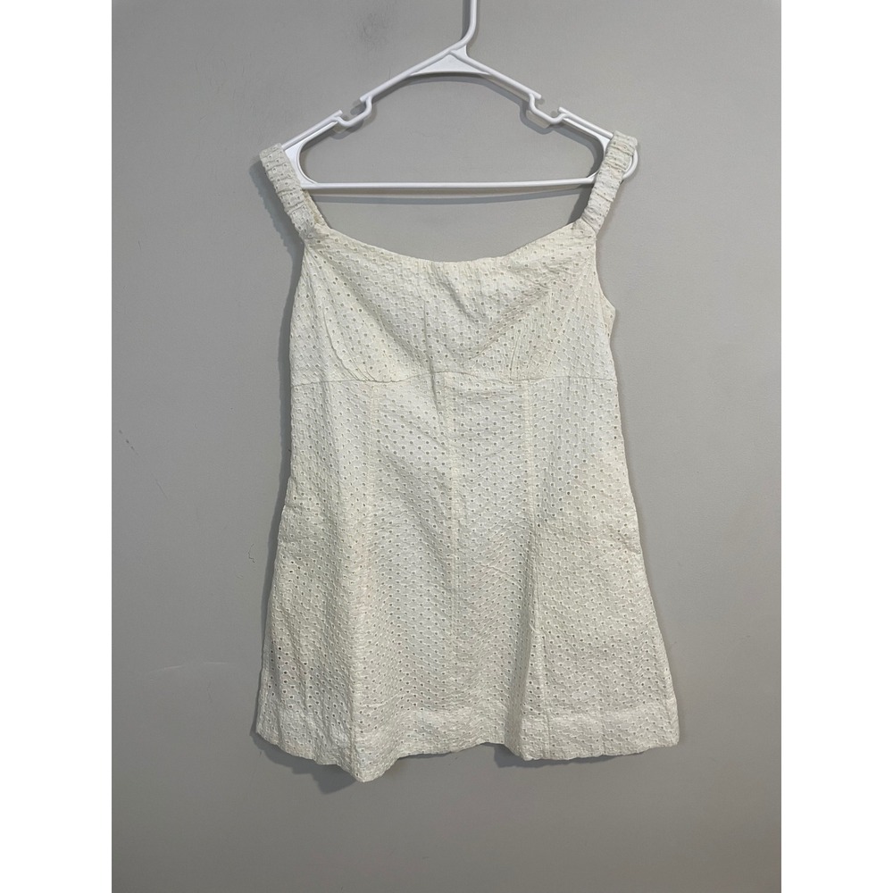NWT Free‎ People Berry Kiss Mini Dress in Ivory Size Large Bridal Bachelorette - Picture 2 of 10
